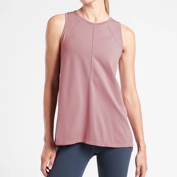 Athleta Foothill Seamless Tank in Flora Mauve - Picture 1 of 7